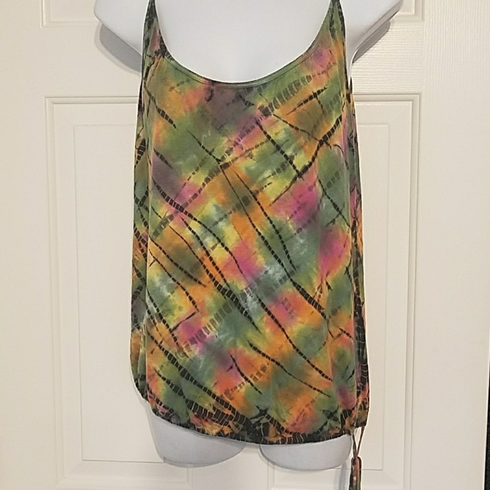 Lucky tie-dyed tank