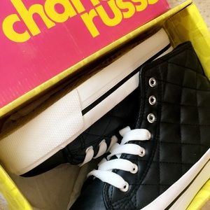 Black Converse Charlotte Russe Size: 7