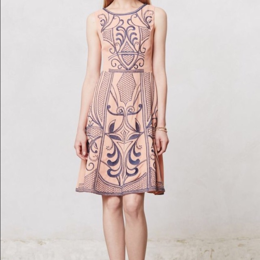Embroidered Filligree Dress