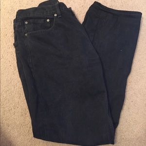 Levi 505 black denim