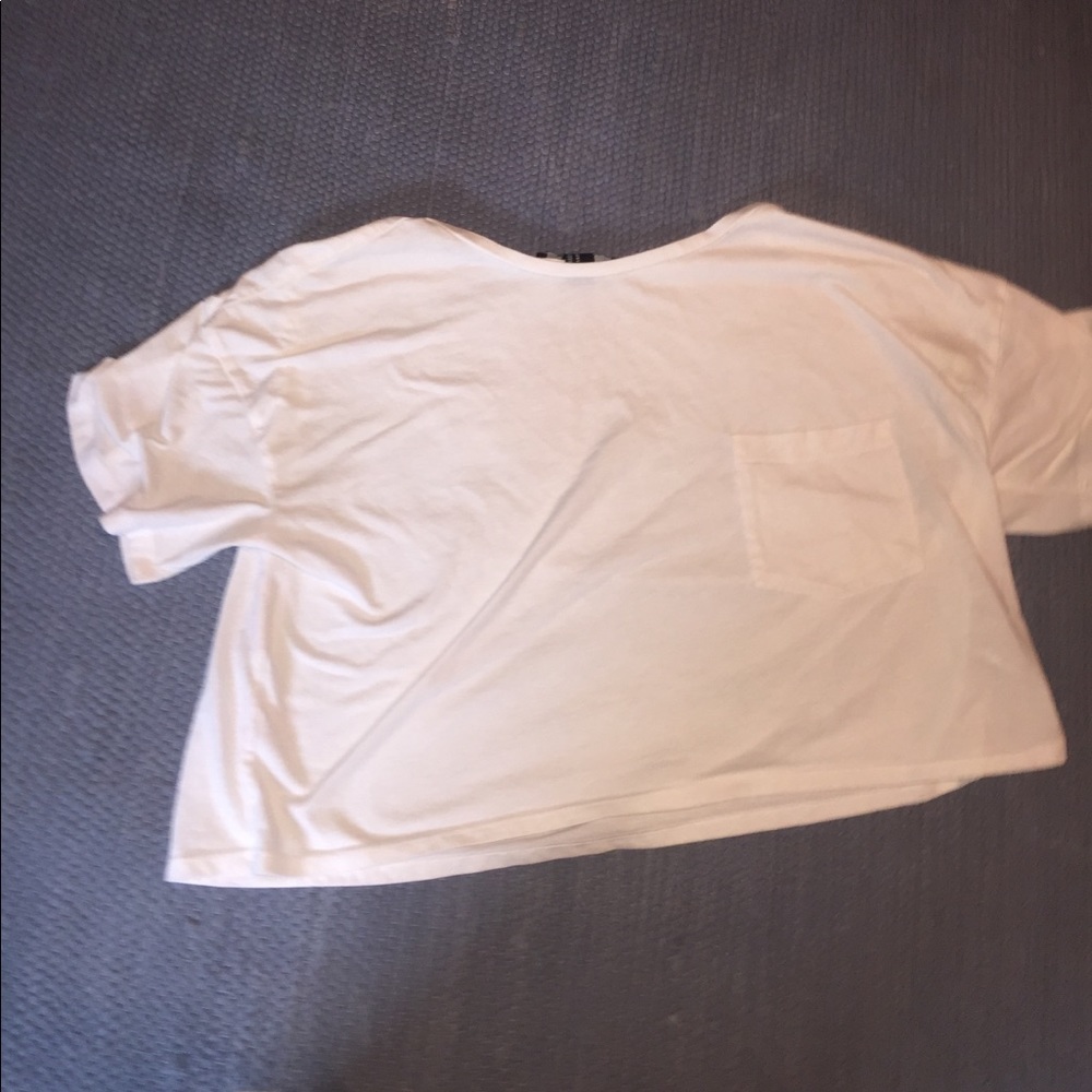 Crop white shirt from Forever 21