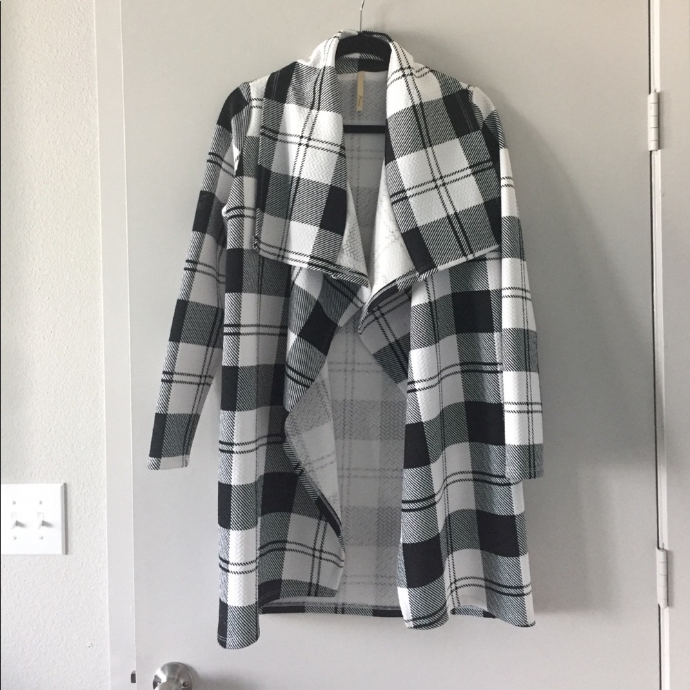 Gingham cardigan - size M