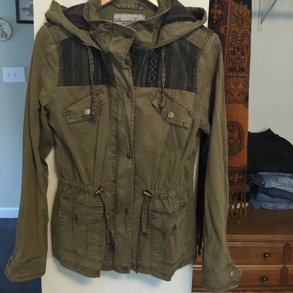 American rag hooded jacket