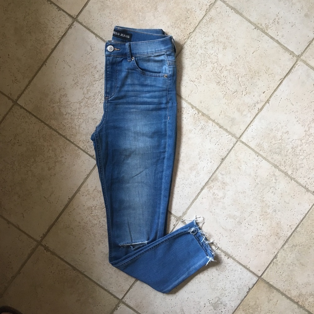 Express High Rise Distressed Legging