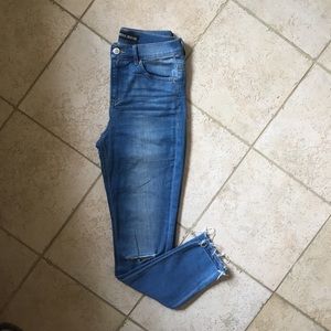 Express High Rise Distressed Legging