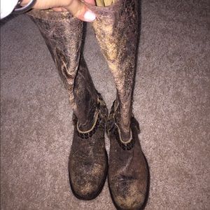 Frye Distressed Boots