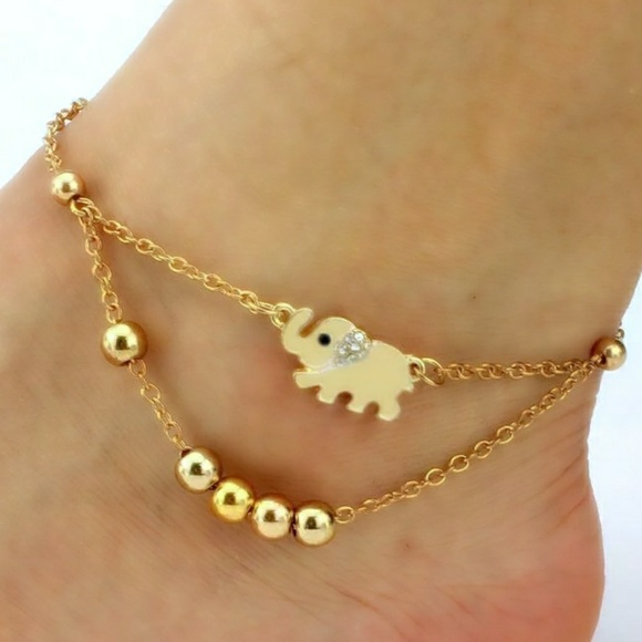 •2 for $15• Elephant Anklet - Picture 3 of 4