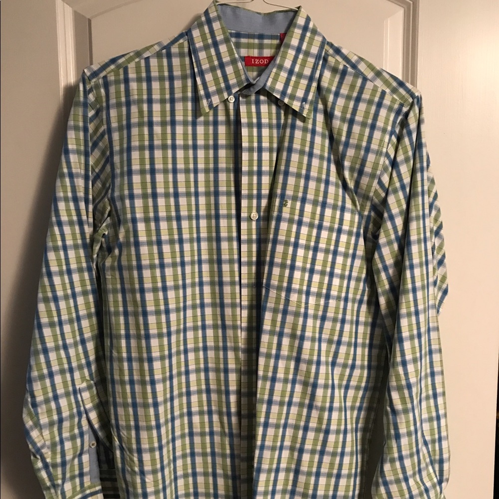 Men's Button Down Izod Shirt.