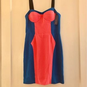 Rebecca Minkoff Claudia Dress in Pacific/Daquiri