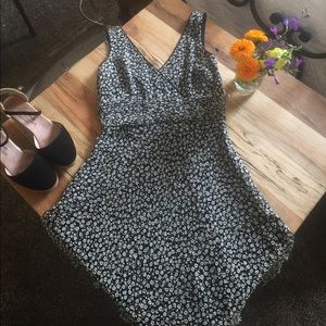 Silk floral dress