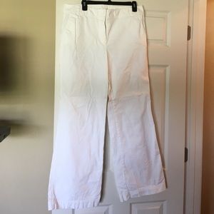 White chino pants
