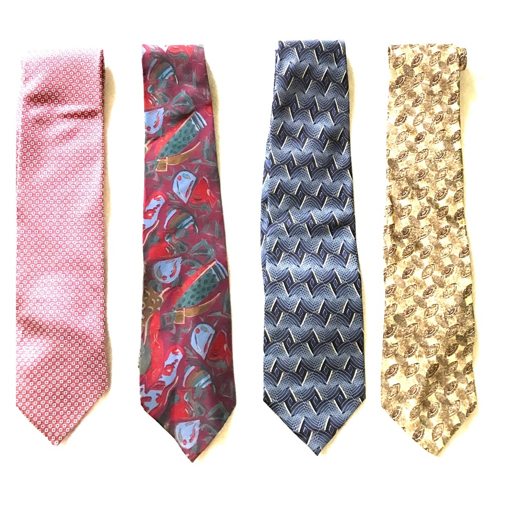 Designer men's ties