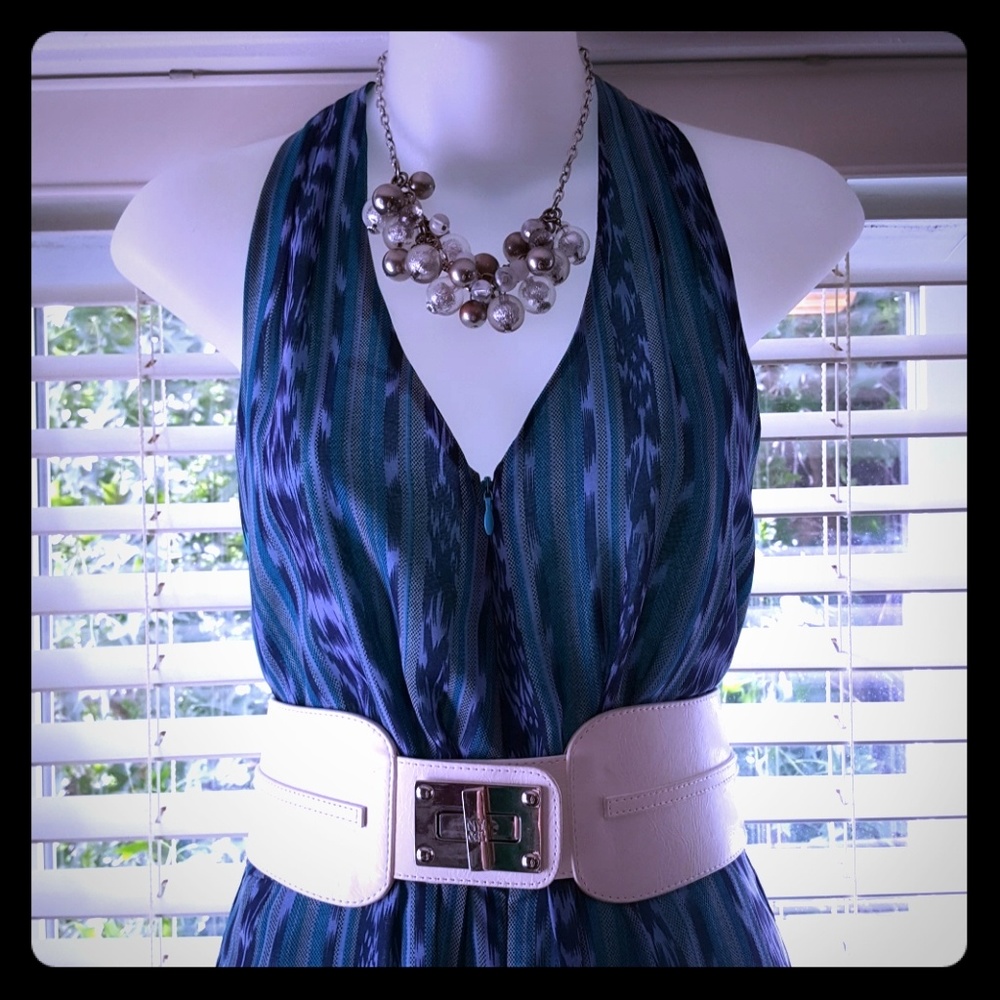 Teal & Navy romper