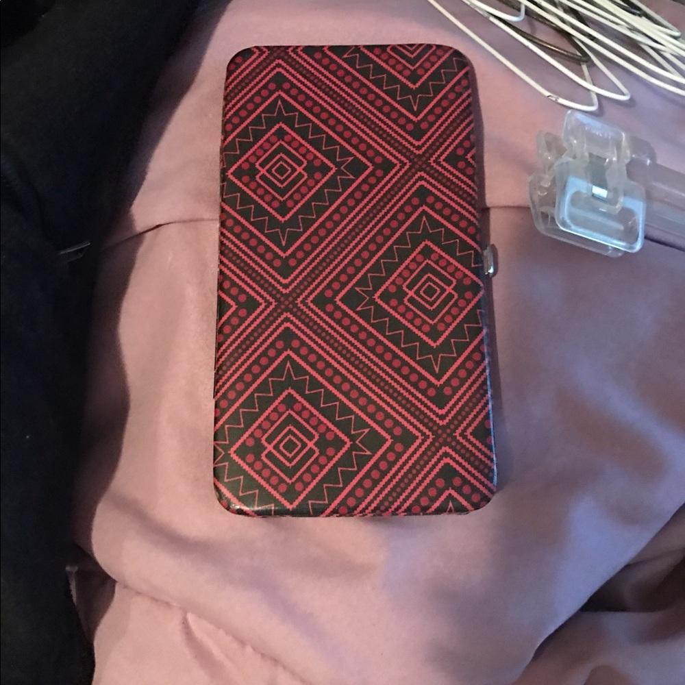 Aztec print wallet