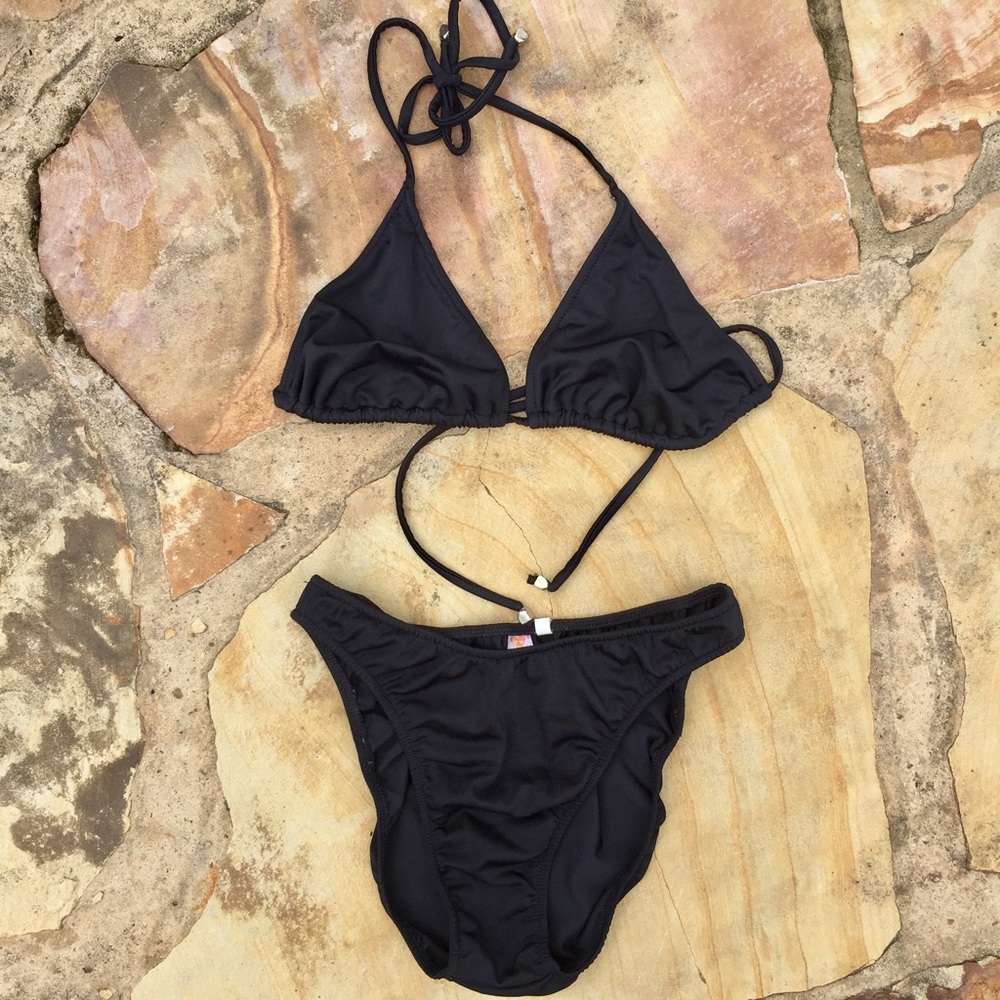 Vintage Venus High Leg Bikini Size small