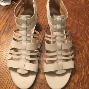 Franco Sarto cream sandal size 10