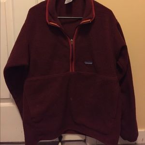 Men's Maroon Patagonia Pullover