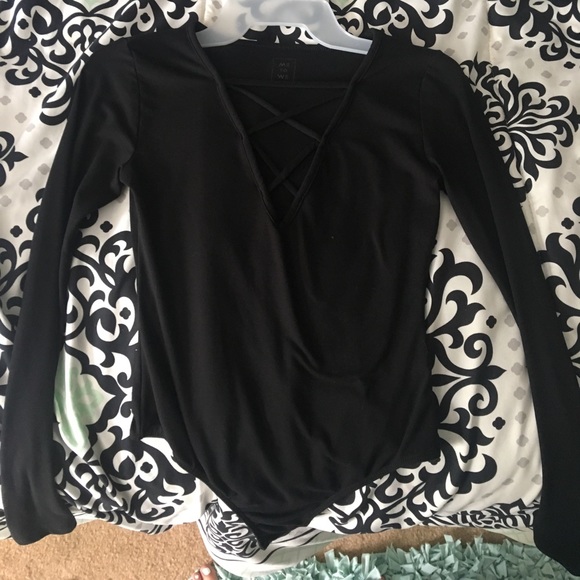 Tops - Black body suit