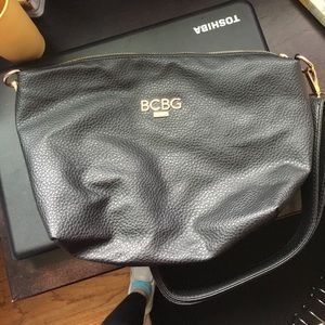 Black Pleather Purse