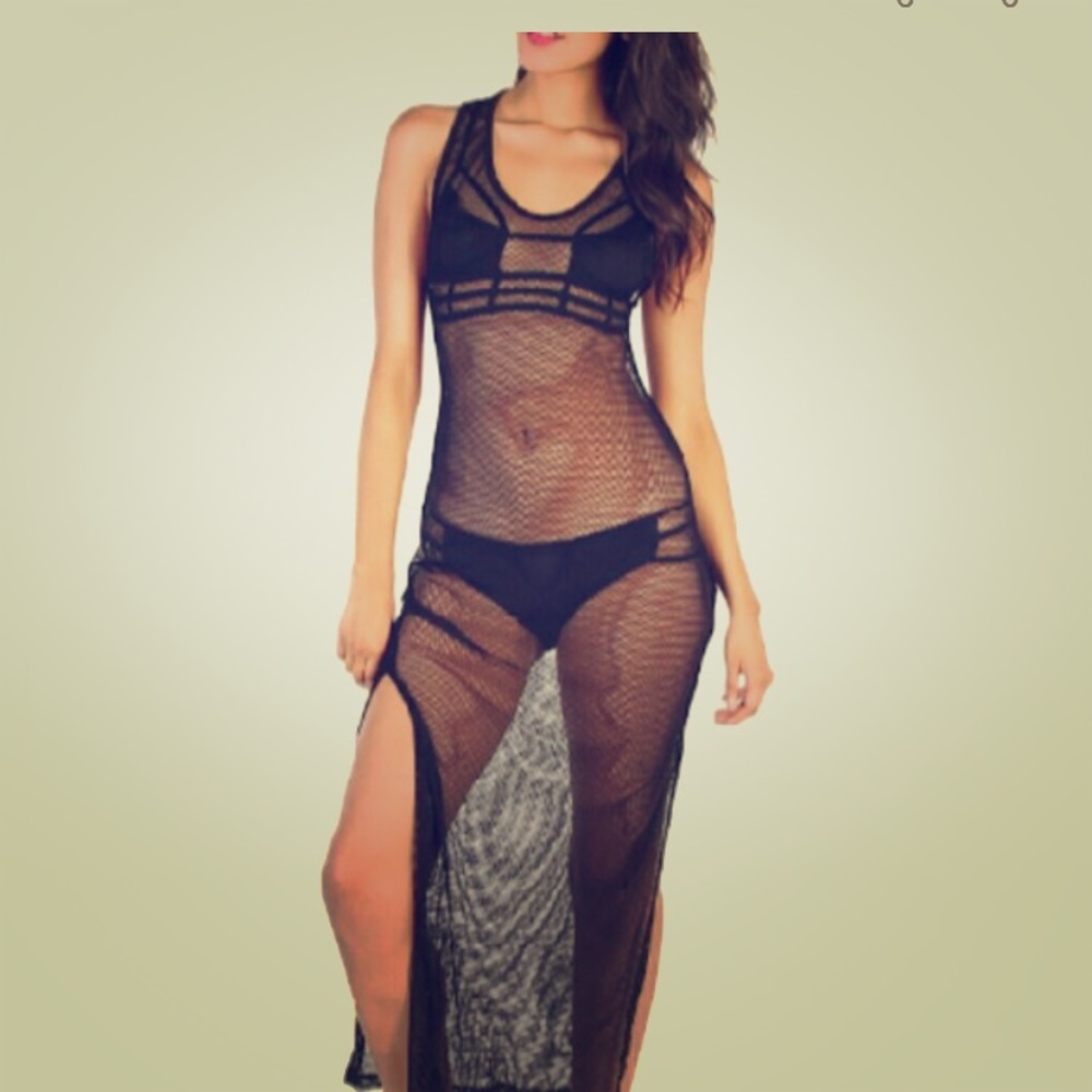 Fishnet dress
