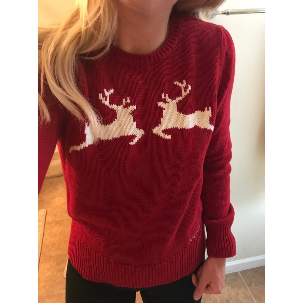 Super Cute Reindeer Sweater