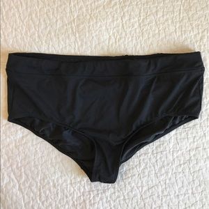 ⭐️Lands' End black plus bikini bottoms.