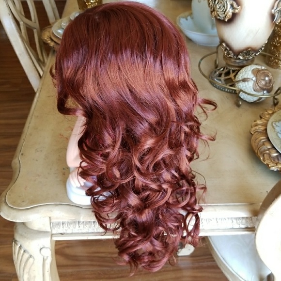 Red Layered Beauty Waves Wig-Ready to Ship Today!! main image 7