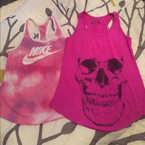 2 Set Nike and Skull Razorbacks Medium