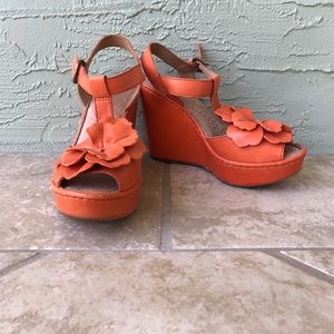 Orange Heels *worn twice*