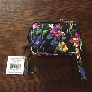 NEW Vera Bradley on the square wrist let