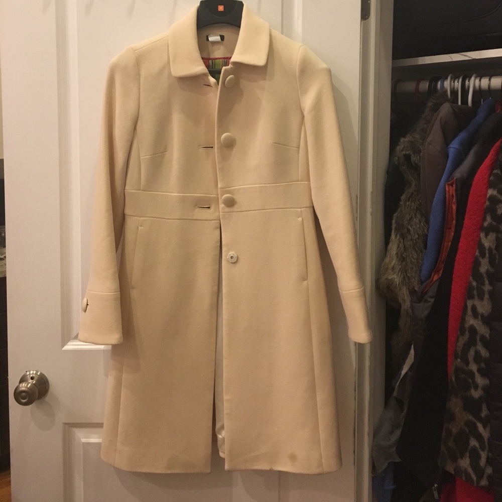 Jcrew beige coat