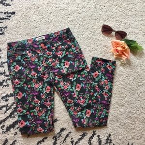 Floral Patterned Cherokee Jeans