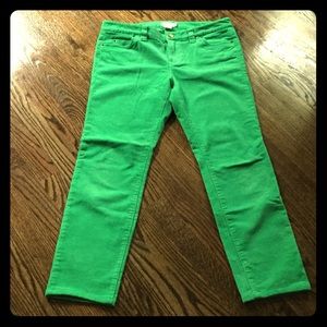 Vineyard Vines Kelly/Grass Green Cord Pants Sz 8