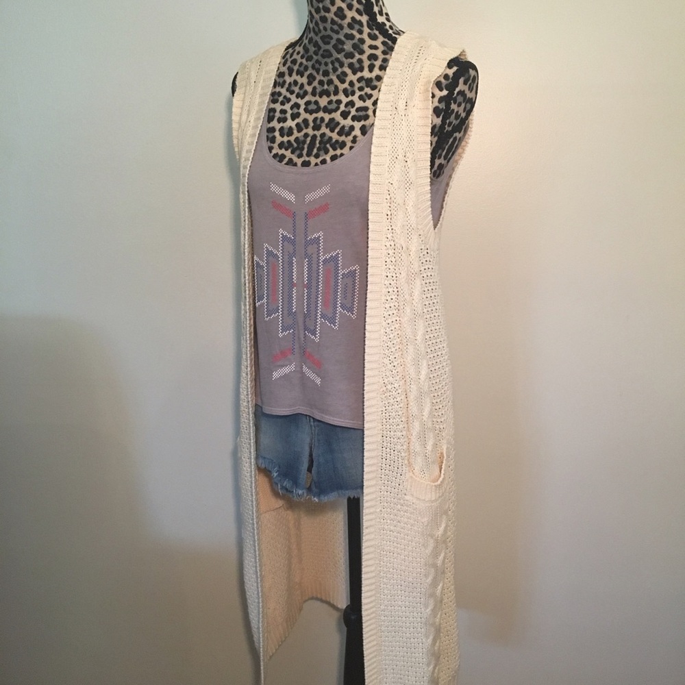 Joie Long Knit Vest