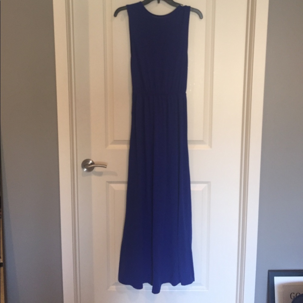Blue maxi dress