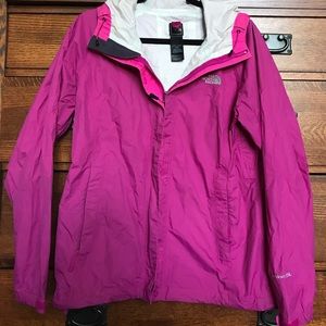 Pink North Face Rain Shell
