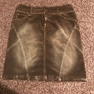 Brown and tan midi skirt! Maurice's size 7/8