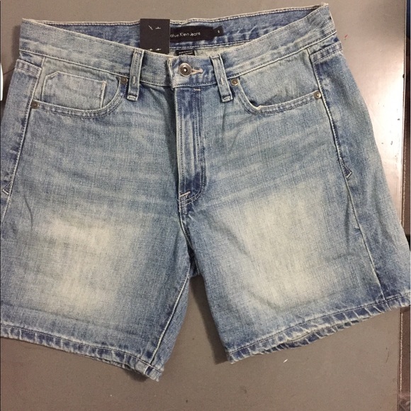 calvin klein womens jean shorts