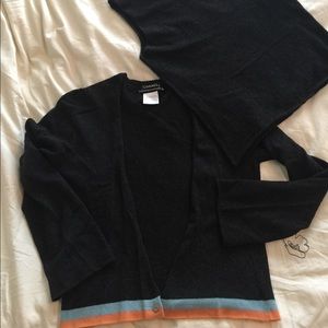 Chanel original Two piece cashmere sweater set