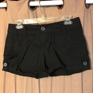 Blue Spice black cargo shorts