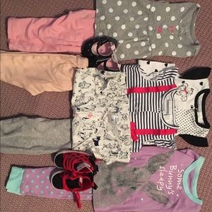 Baby Lot 3m - 12m clothes and shoes.