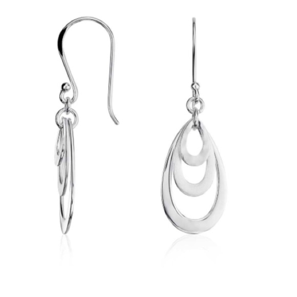 💯 Blue Nile silver earrings