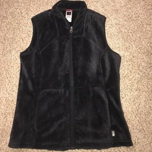 North face fur vest
