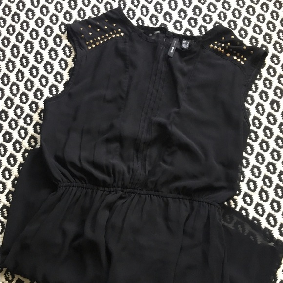 Mango Dresses & Skirts - MNG Casual Black Studded Dress