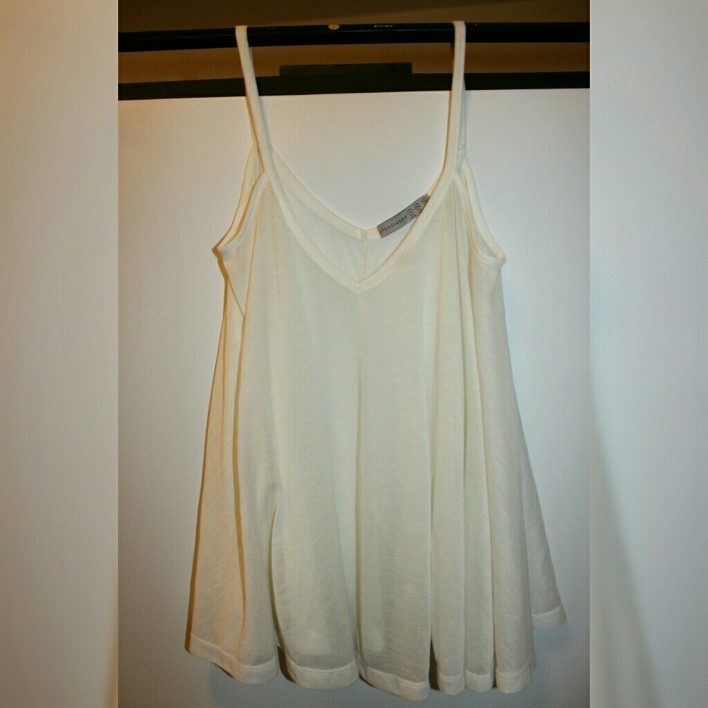White flowing cami