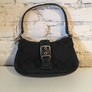 Small black Coach handbag