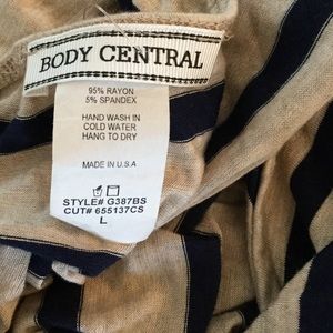 Body Central Dresses - ‼️NWT Navy Striped Mini Dress Body Central Dresses - ‼️NWT Navy Striped Mini Dress