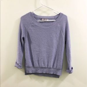 Jennifer Lopez periwinkle sweater