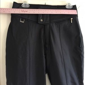 Spyder ski pant pants sleek black 10 FABulous!