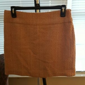 Pink tweed mini skirt